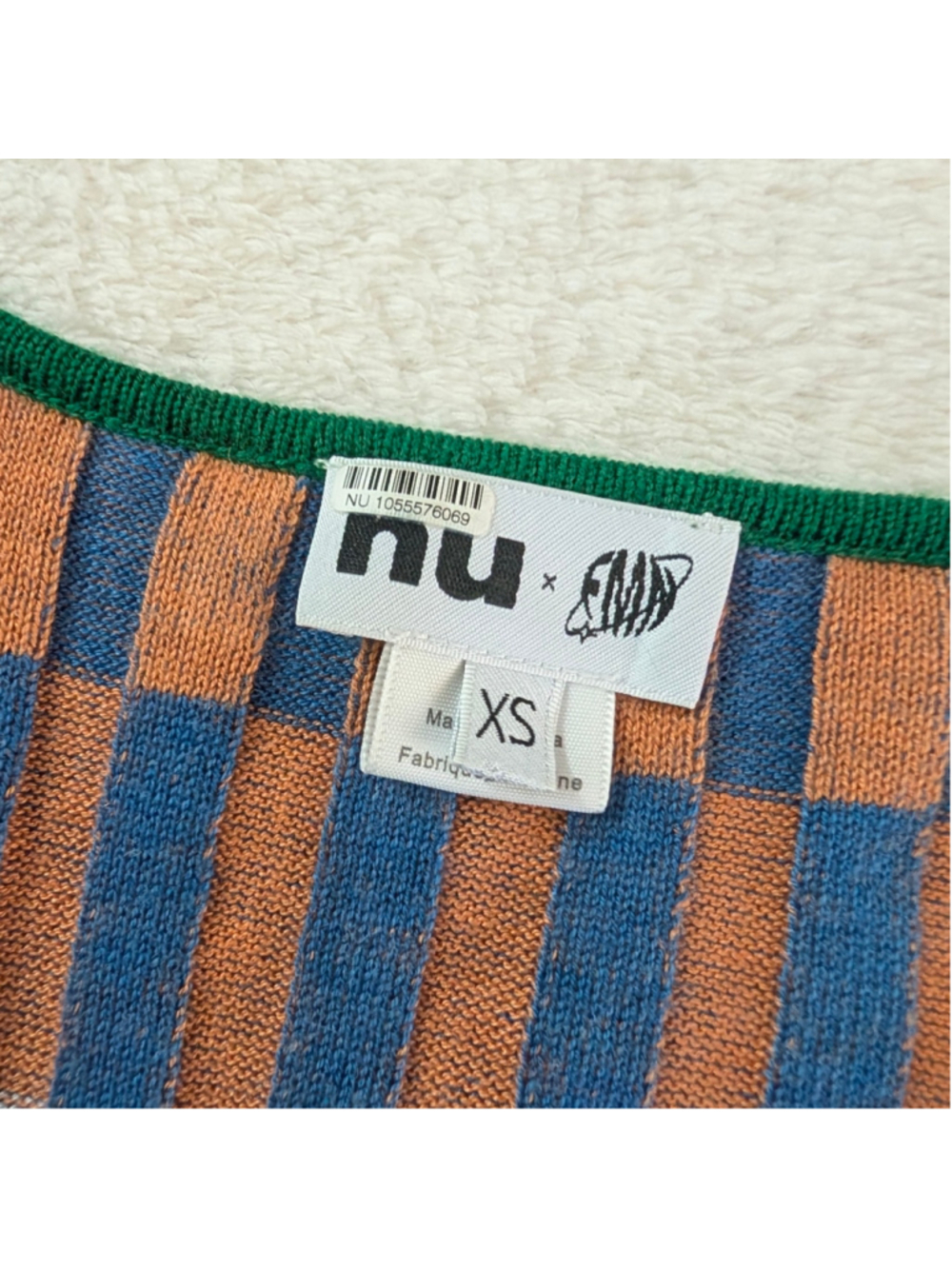 Nuuly x Find Me Now Colorblock Knit Cropped Cardigan - XS - Picture 5 of 8